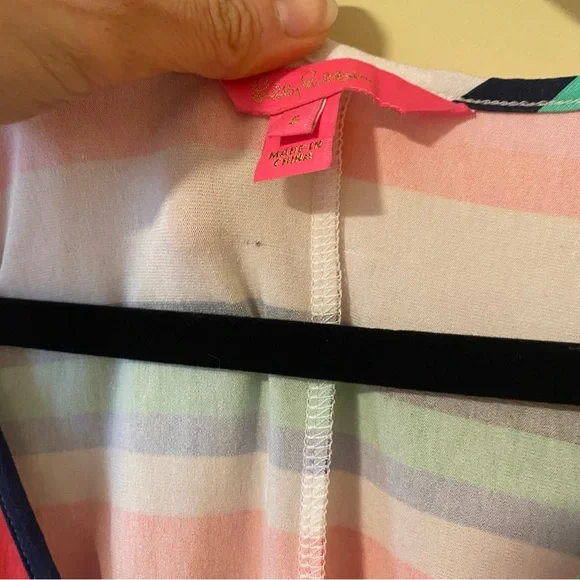 Lilly Pulitzer Striped Side Slit Maxi Dress - Picture 6 of 9